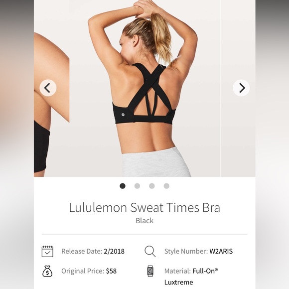 Lululemon x SoulCycle Sweat Times Bra - Picture 6 of 9